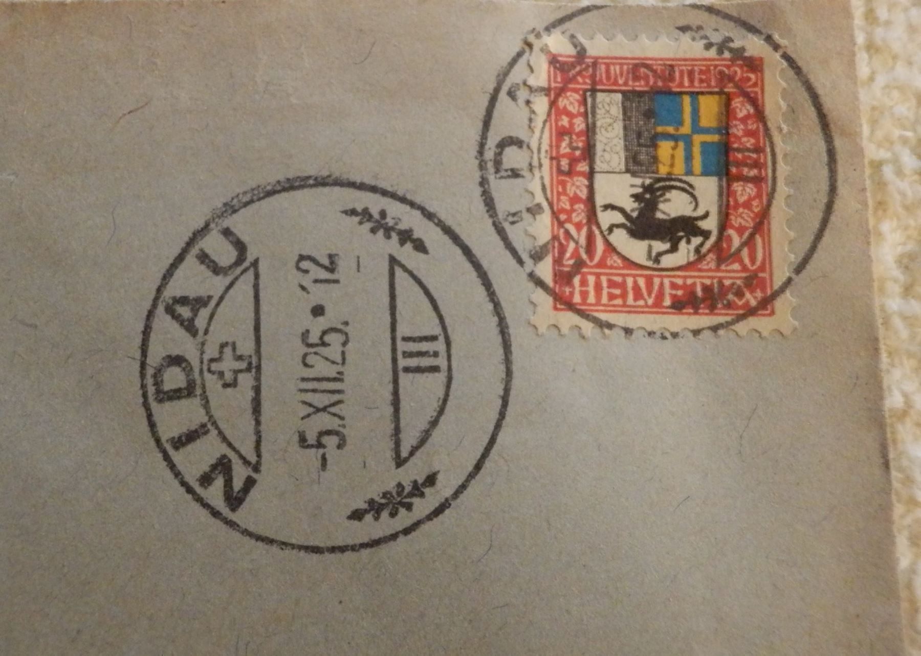 Tutti i francobolli: Lot mit 6 Bedarfsbelegen mit Vollstempel – Usato da Ueberstorf venduto da dinbau 6