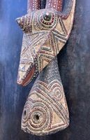 Alte Afrika Maske Burkina Faso ca. Jg. 1960  (höhe 105cm)