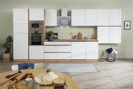 367 Küchenzeile Küchenblock 445cm E/SO/W - Küche Einbauküche