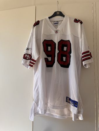 Maillot NFL Reebok 49ers J. Peterson blanc taille XL