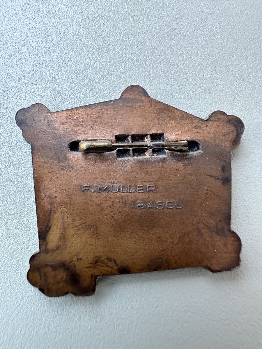 Basler Placchette & Badge: Fasnacht Basel KUPFER 1945 – Usato da Basel venduto da fasnachtsoutlet1965 1