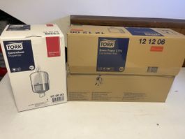 Tork Papierrollen mit Dispenser neu ungebraucht