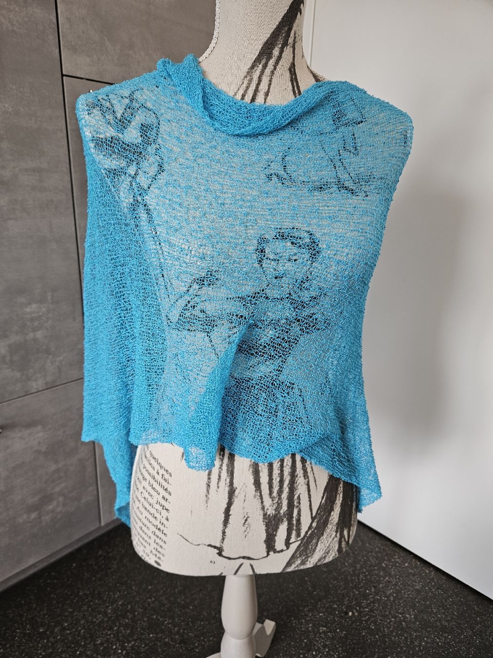 Foulards, Tücher & Schals: Top Türkis Sommer Boho Schal Jupe – Neu (gemäss Beschreibung) aus Anwil von tamoos