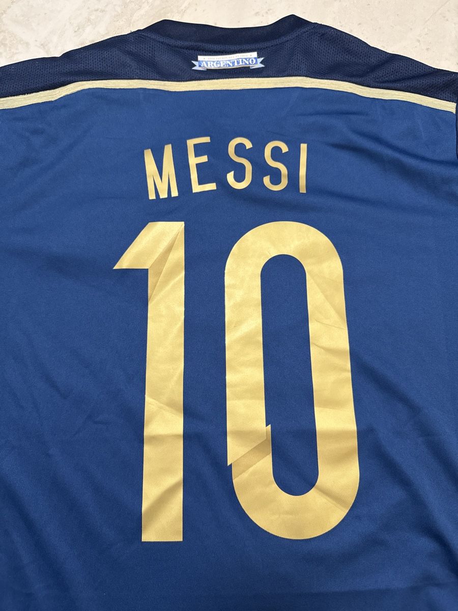 Adidas Canottiere & Pantaloni: Adidas Argentinien WM 2014 Messi – Nuovo (secondo la descrizione) da Bronschhofen venduto da leo_99hp 5