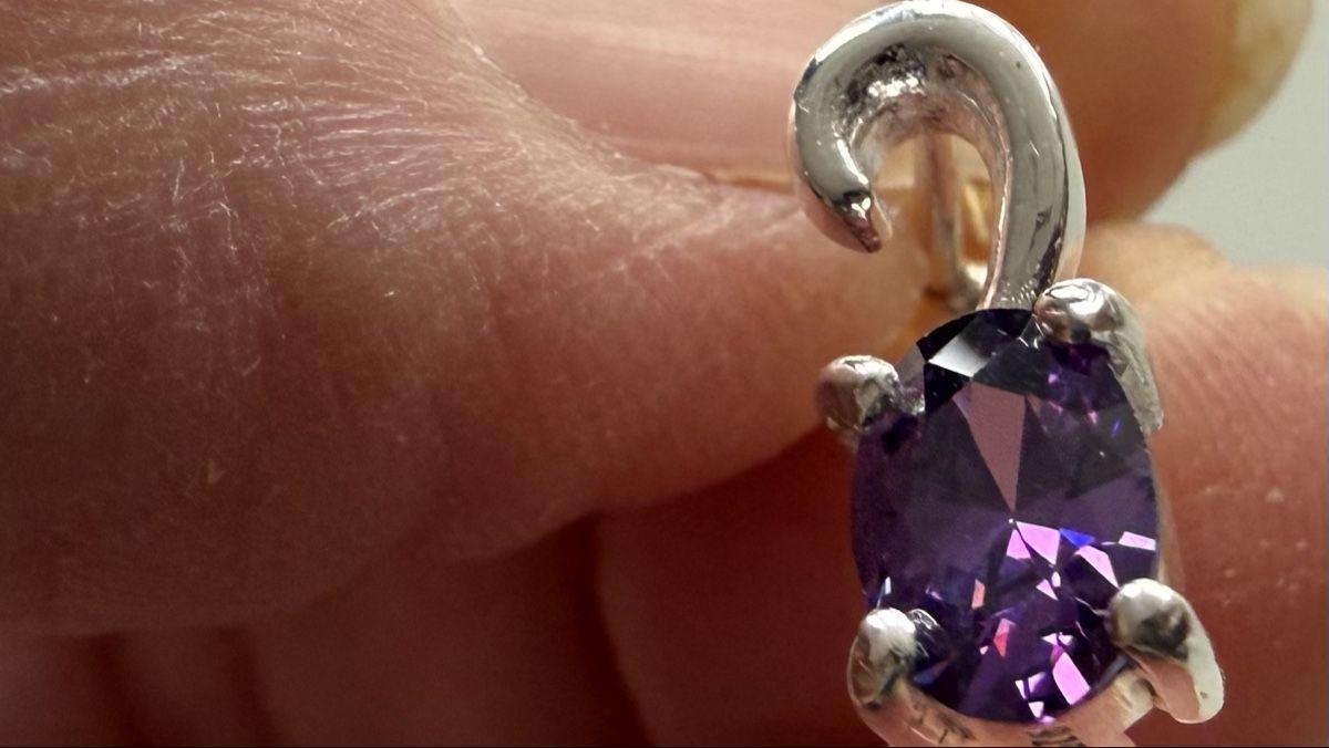 Ohrringe & -stecker: Silber-Amethyst- Ohrringe und Anhänger – Neu und originalverpackt aus Ebikon von elischka 3