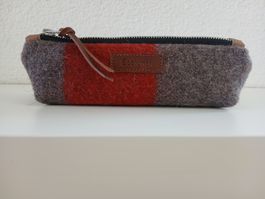 XL Stifteetui handmade, Schweizer Wolldecke.42 Stifte