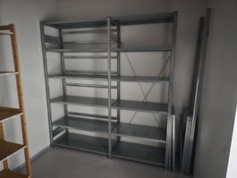 Metallregal bzw. Lagerregal 337x54cm H: 250cm ab 450.-