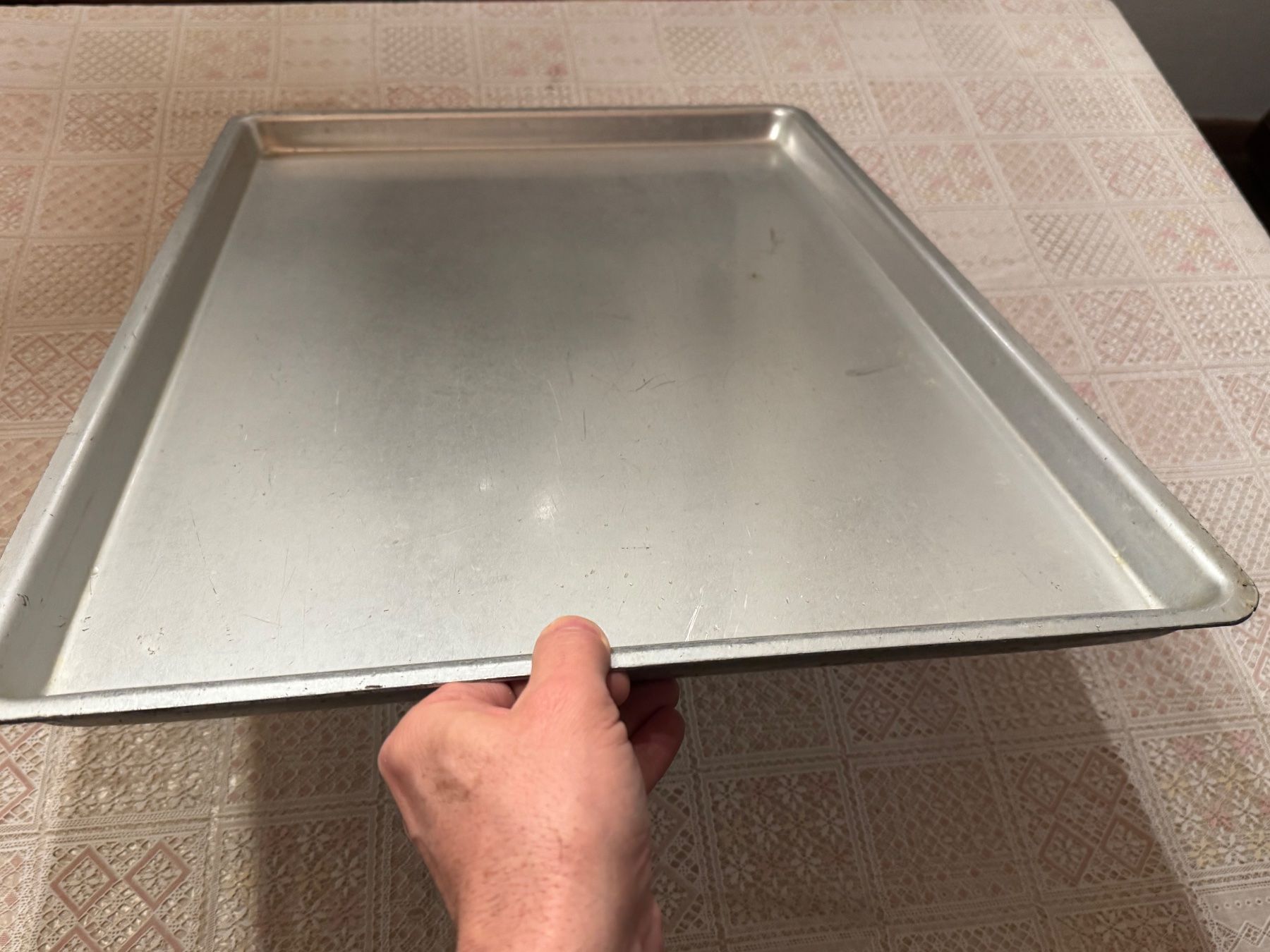 Teglie da forno: Grosses Backblech aus Alu  45 mal 65cm – Usato da Winterthur venduto da sportdisco2 6