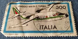 Briefmarke, Italien - Piaggio 166 DL3 Turbo 1982 -
