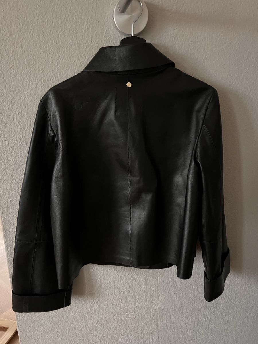 Marc Cain Giacche: Lederjacke Marc Cain, Gr. 38, schwarz  – Usato da Solothurn venduto da Brini06 2