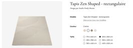 Tapis Bolia (Zen Rectangulaire)