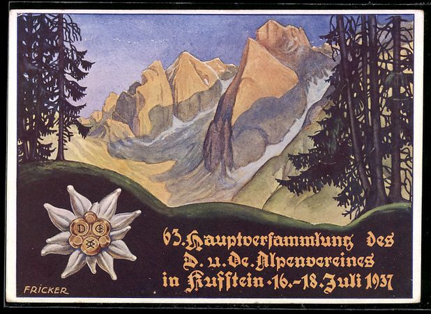 Cartoline postali: Kufstein, 63. Hauptversammlung des D. u. – Usato da Berlin venduto da bartko-reher