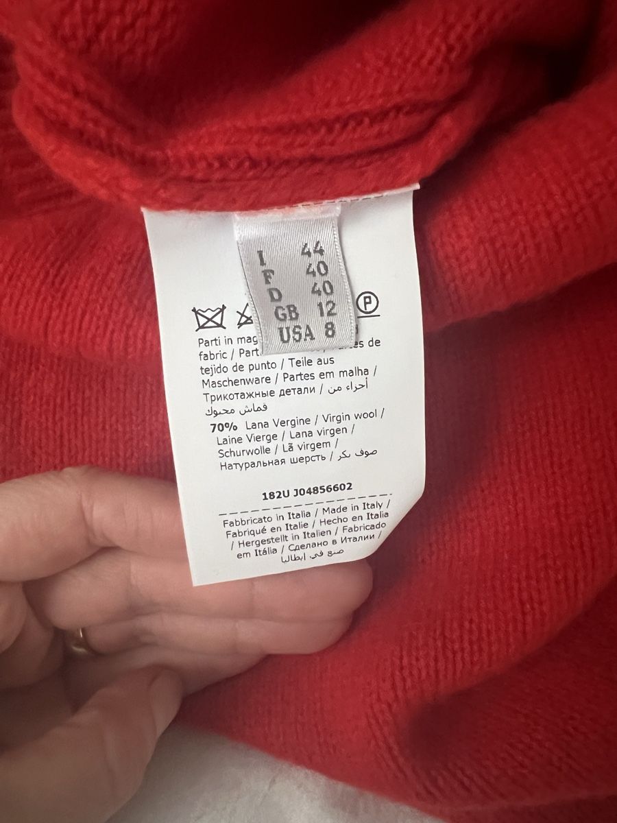 Pullover & Sweatshirts: Roter Kaschmirpullover Alberta Ferretti Grösse L – Gebraucht aus Sarnen von Cat35 1