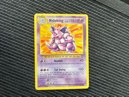 Pokemon Nidoking Non Holo prerelease Kit XY Evolutions