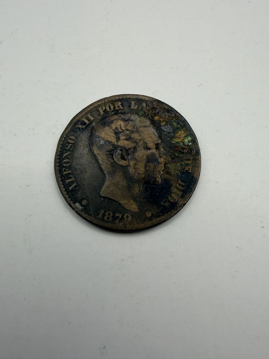 Tutti le monete: Ancienne pièce de 10 centimes, Espagne, 1879 – Usato da St-Maurice venduto da SPEKER