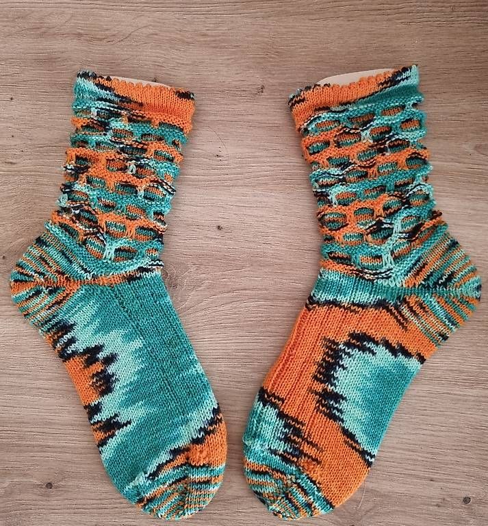 Socken: Handgestrickte Socken Gr. 38/39 – Gebraucht aus Sirnach von Chade209