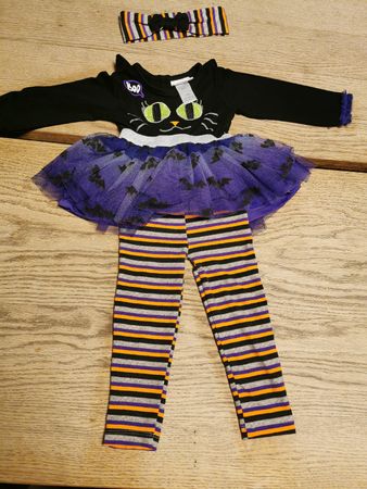 🎃 Süßes Halloween Fassnacht Outfit für Kleinkind 12 Monate
