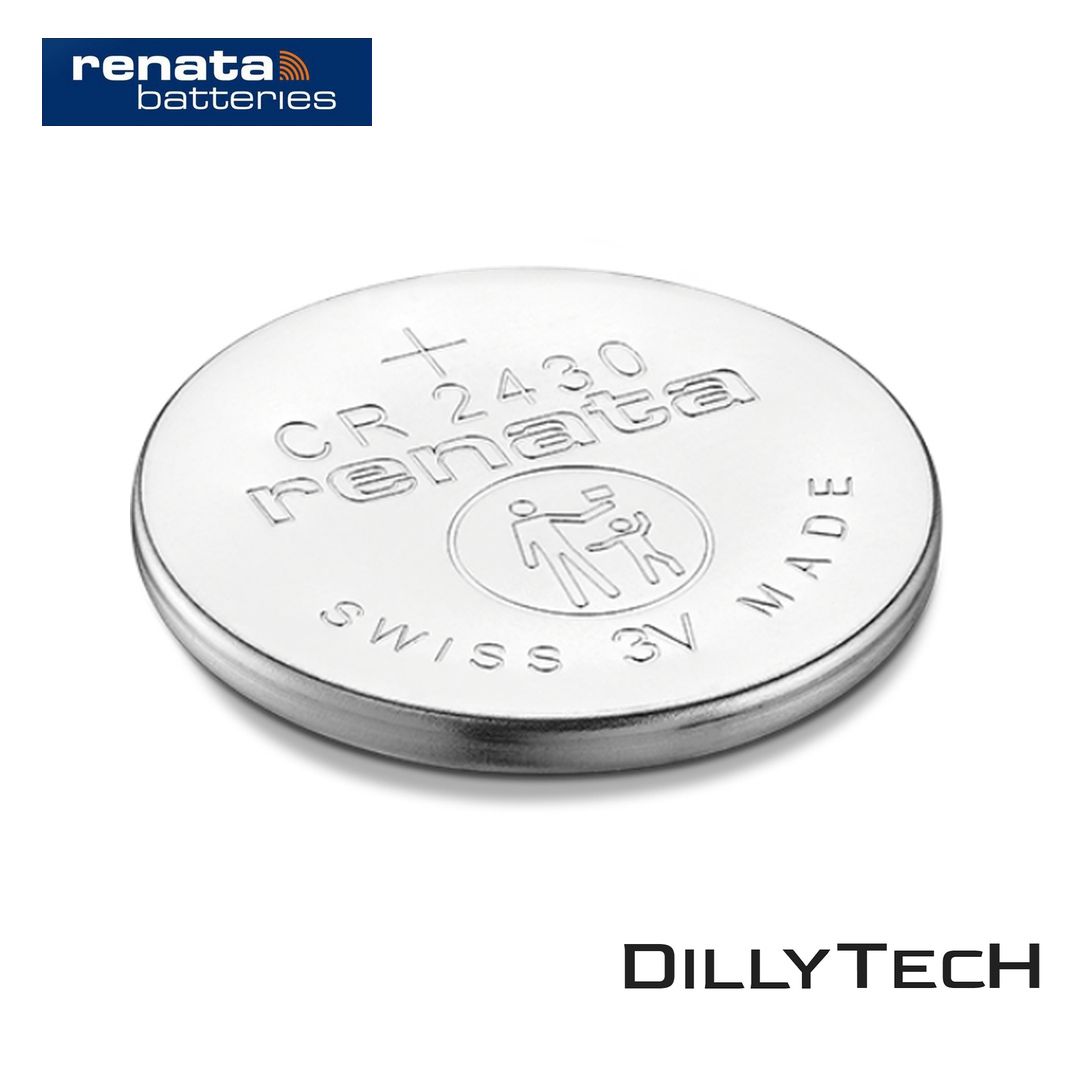 Caricatori & Batterie: Renata CR2430 Lithium Knopfzellenbatterie - 2 Stk. – Nuovo e nell'imballaggio originale da Meilen venduto da DillyTecH 1