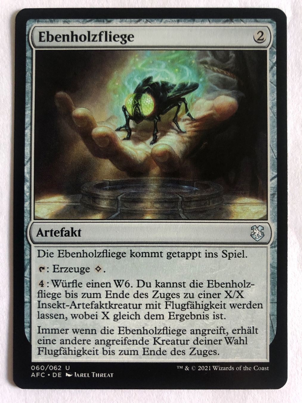 Magic The Gathering Carte collezionabili: MTG - Ebenholzfliege – Usato da Basel venduto da Melchior5