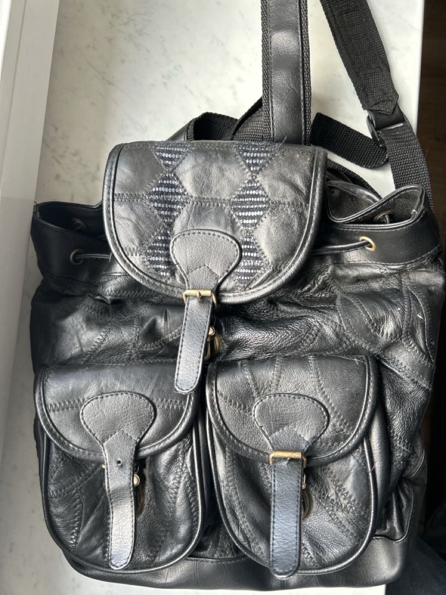 Zaini: Vintage Lederrucksack Leder – Usato da Merishausen venduto da Yvili