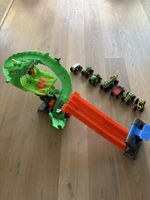 Hot Wheels Monster Truck Dragon Spielset mit 7 Autos