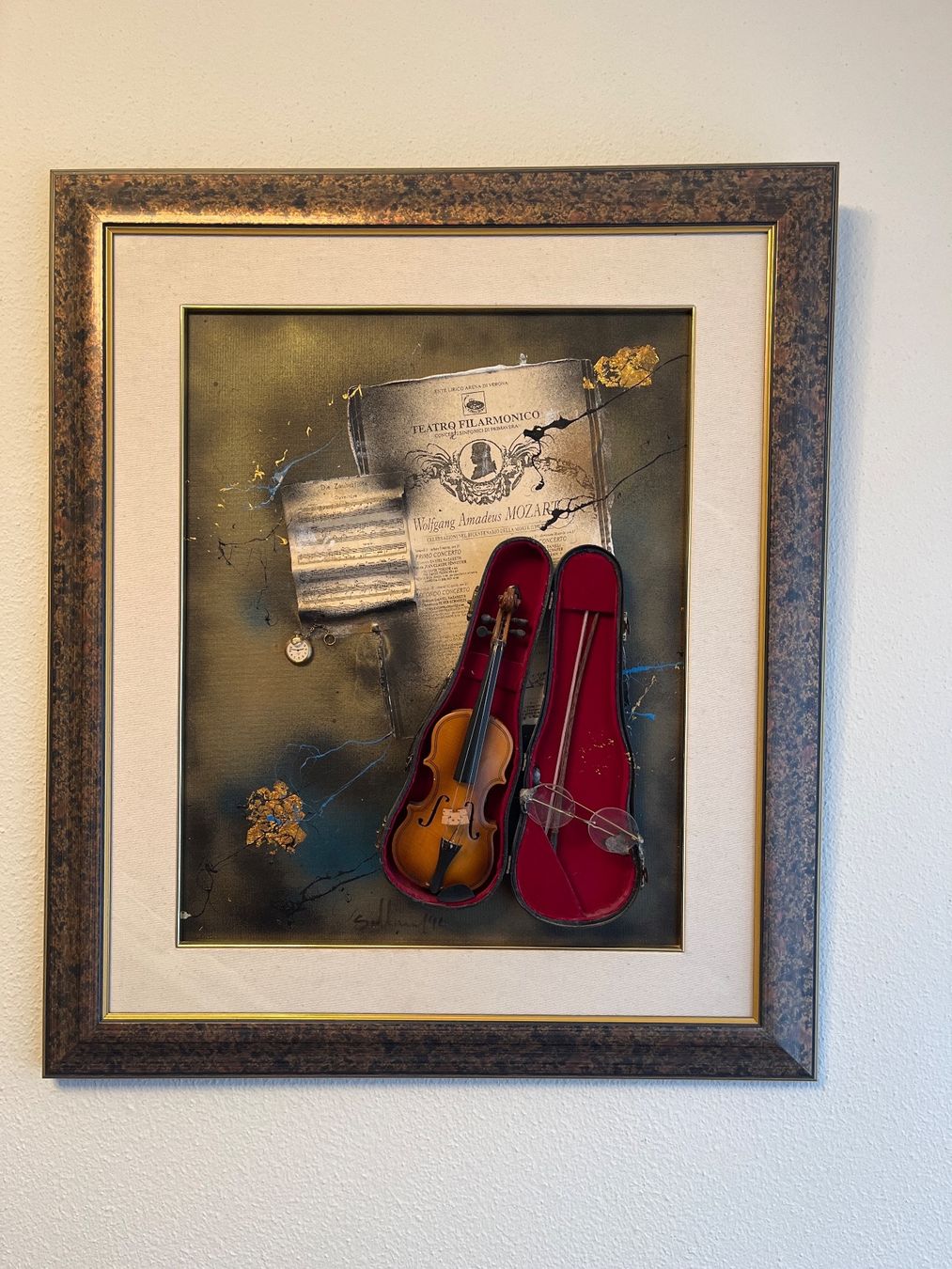 Tableaux: 3 D Geigenbild – D'occasion à Weiningen ZH par and_6tm5