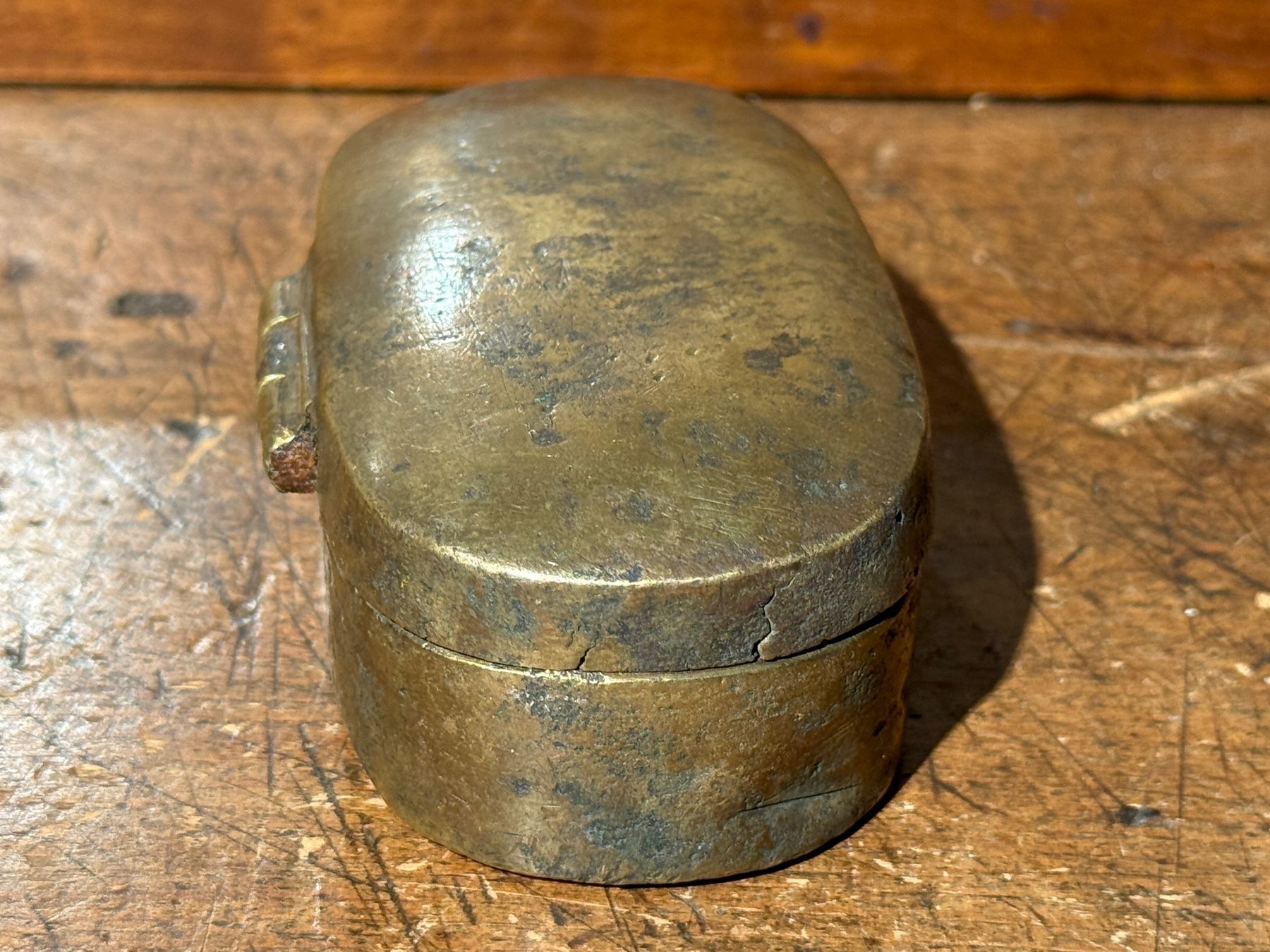 Tutte le decorazioni: Antike massive Messing Dose aus einer Kirche – Usato da schaffhausen venduto da VintAntik_1980 7