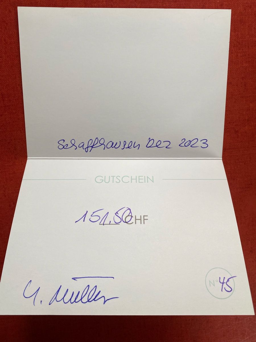 Buoni: Gutschein – Nuovo (secondo la descrizione) da Scuol venduto da frosch85 1