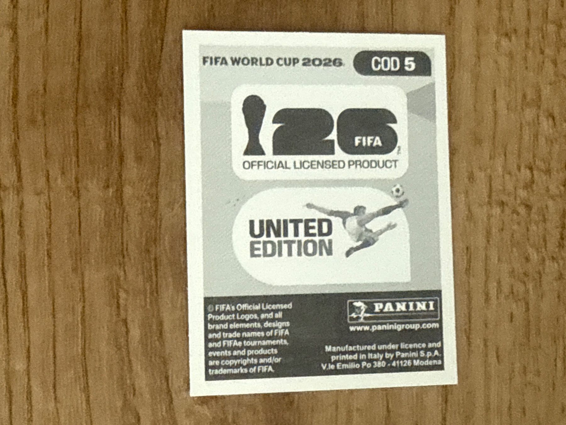 Panini Carte collezionabili: FIFA World Cup 2026 Sticker Arthur Masuaku COD 5 – Usato da Glattbrugg venduto da Schweigmatt 1