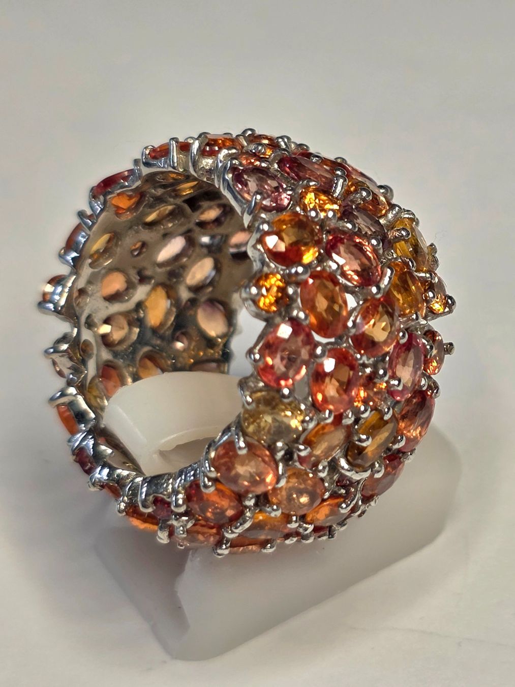Anelli: Safire gel-orange Eternity Ring – Nuovo (secondo la descrizione) da Zürich venduto da adriben 8