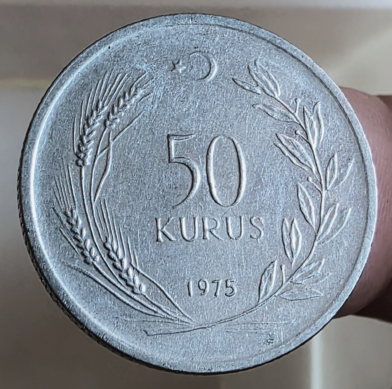 Alle Münzen: TÜRKEI 50 KURUS 1975 – Gebraucht aus Winterthur von Creso70 1