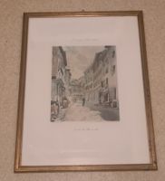 Tableau Le Vieux Lausanne / Rue du Flon