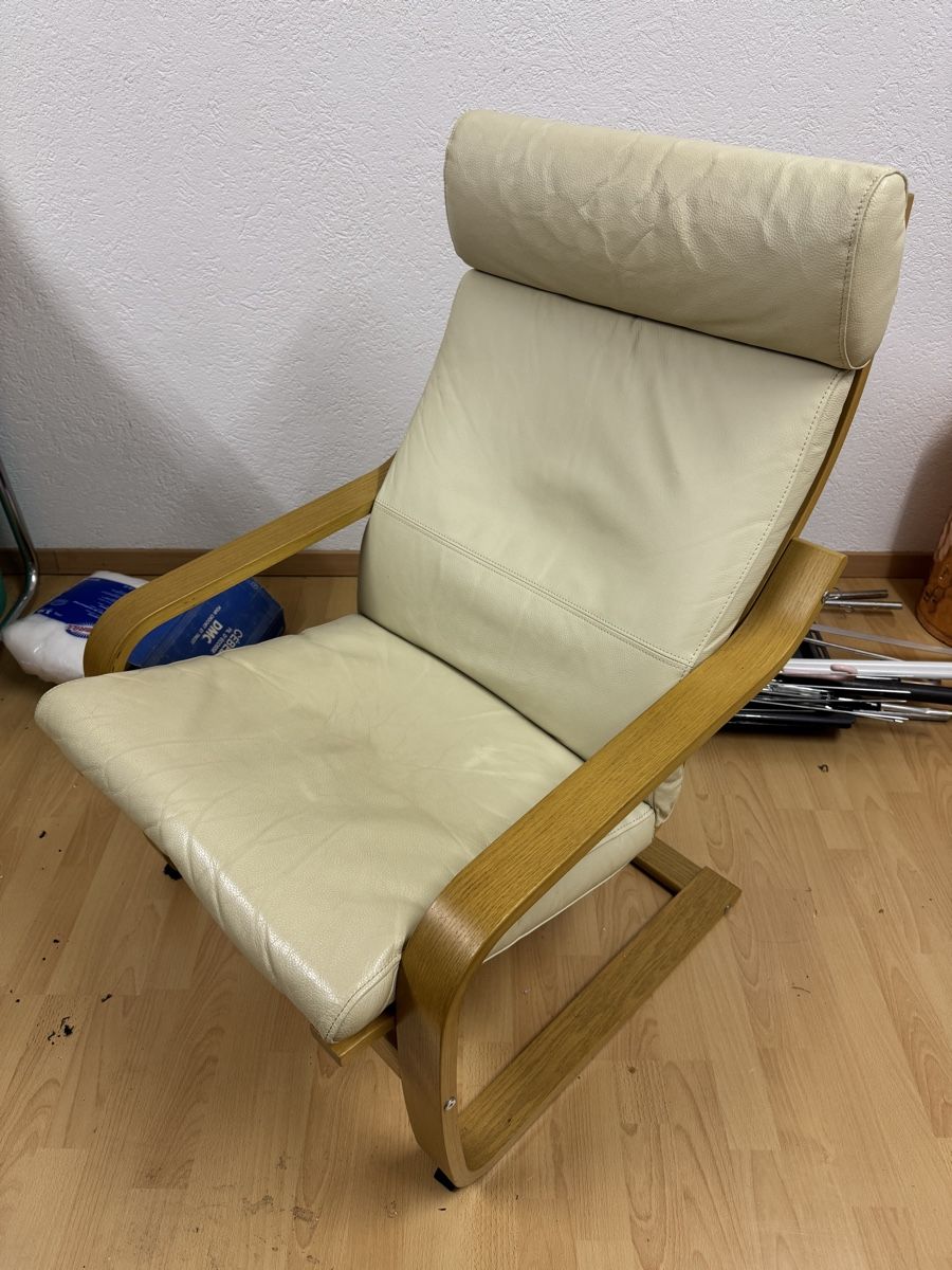 Ikea Poltrone: IKEA PÖANG SESSEL LEDER – Usato da Bern venduto da carminel8 2