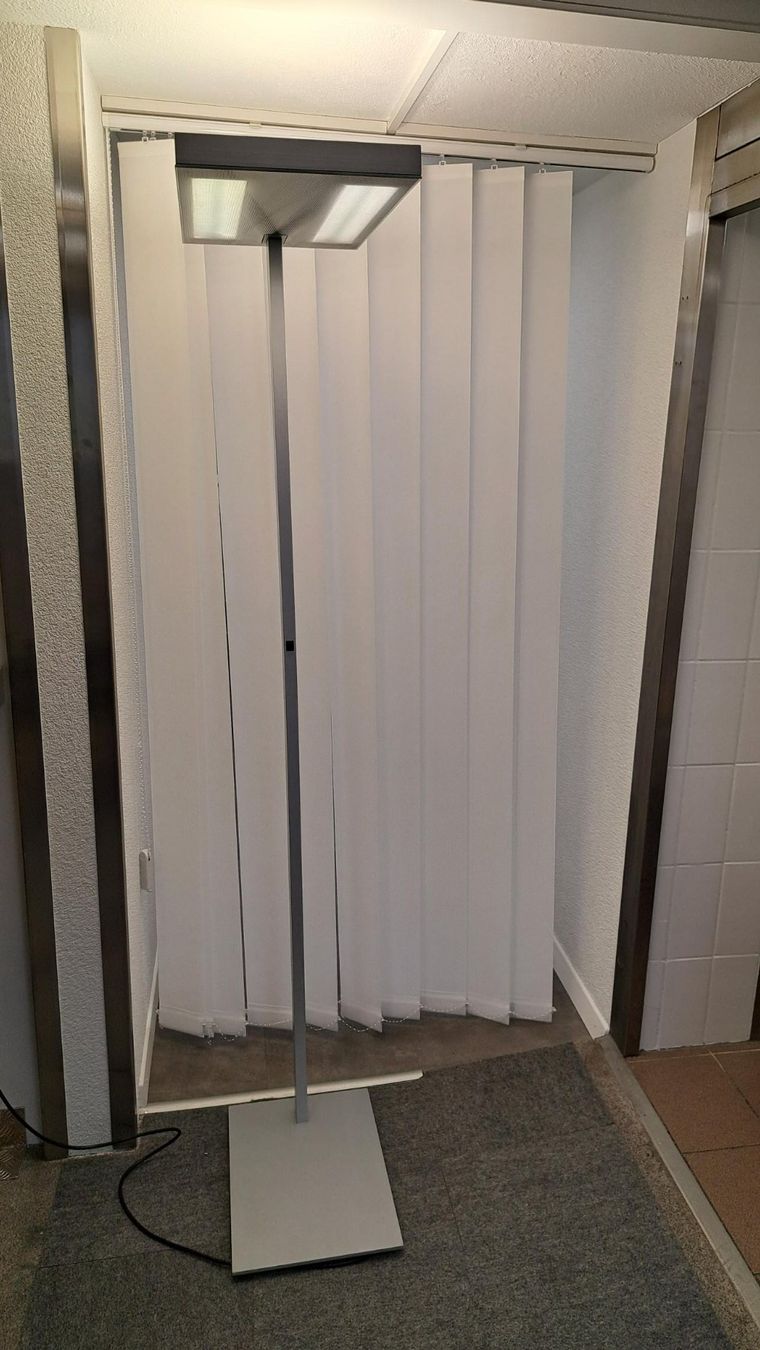 Lampade: Waldmann Stehleuchte grau ab Showroom / Eigengebrauch – Usato da Zofingen venduto da BBAG4800