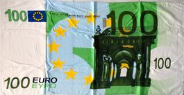 Badetuch Strandtuch Frotteetuch - Motif Geldschein EURO 100