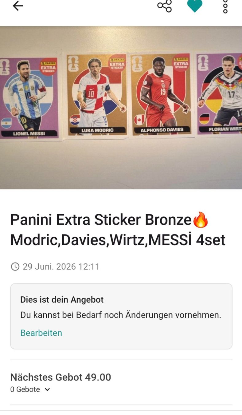 Panini Cartes à collectionner: EXTRA SET – Neuf avec emballage d'origine à Schliern b. Köniz par ahmetugurtokalii 3