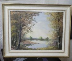 Tableau, huile sur toile, 61 x 46, signé Marnot.