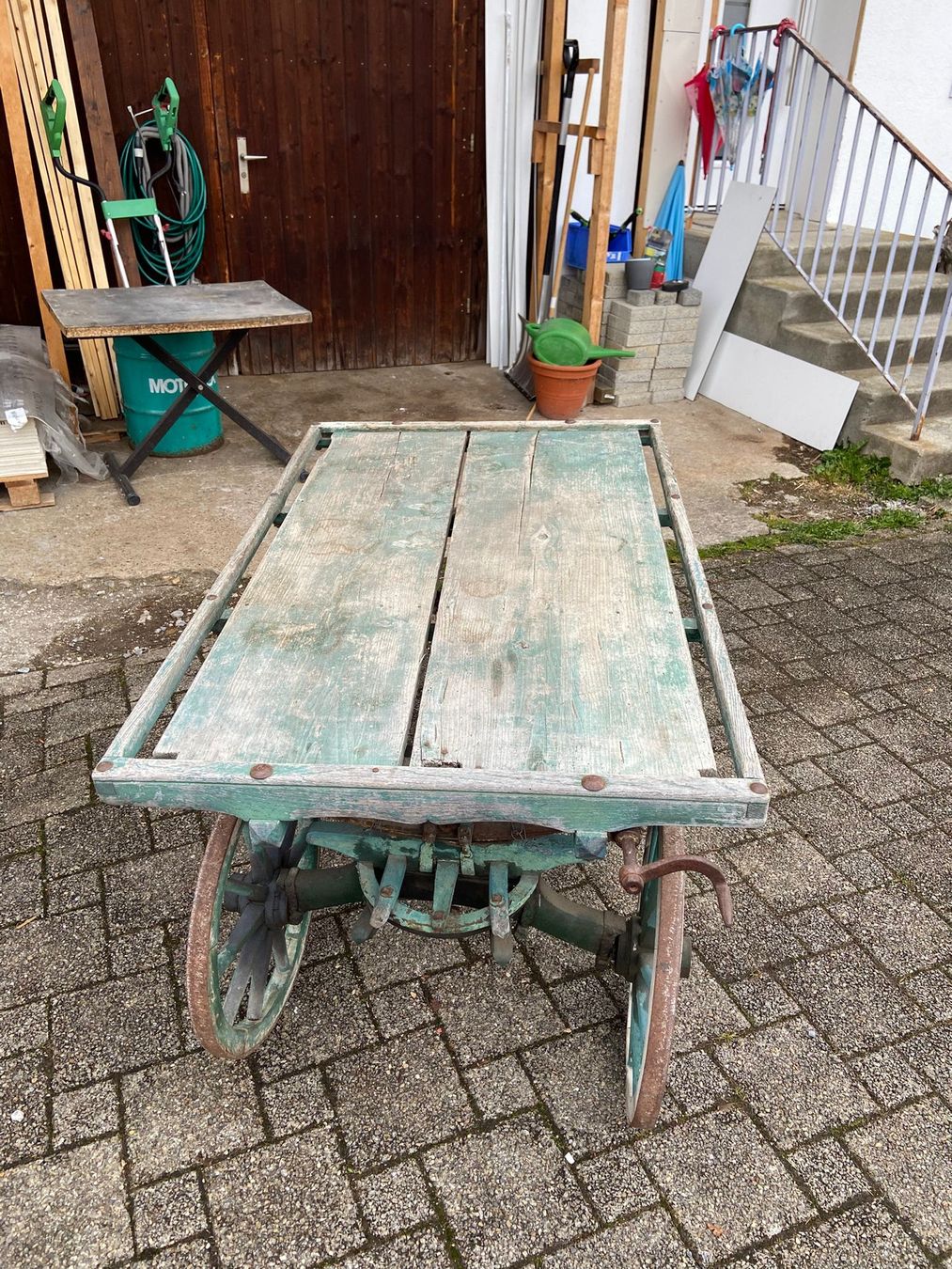 Rimorchi: Handwagen aus Holz – Usato da Sarmenstorf venduto da Poetteler 4