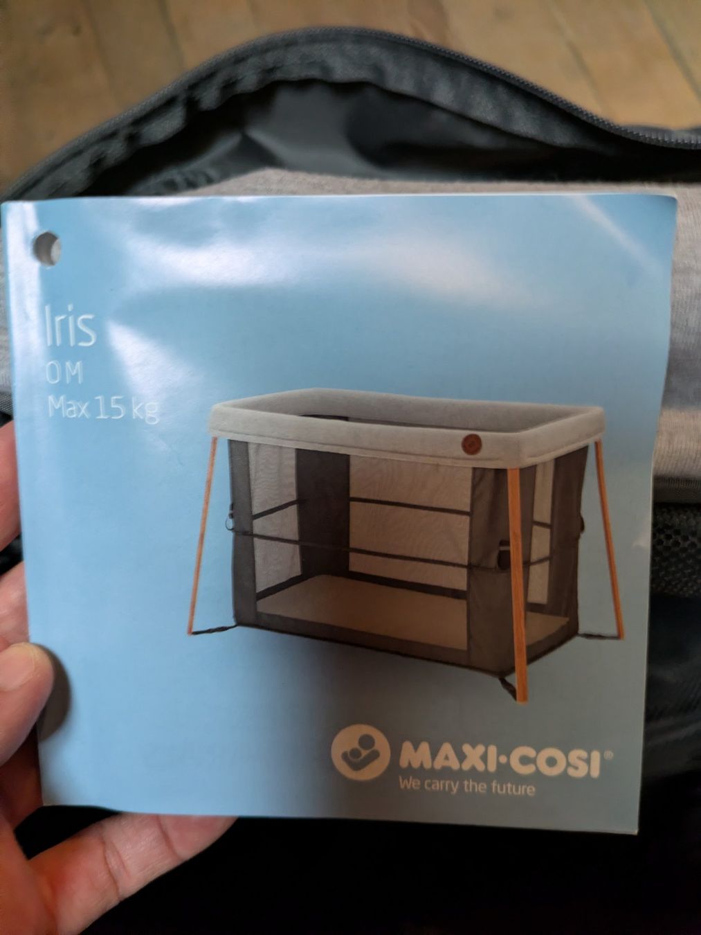 Maxi-Cosi Letti: Maxi-Cosi Reisebett Iris Essential Graphite – Usato da Winterthur venduto da SweetPea90 1