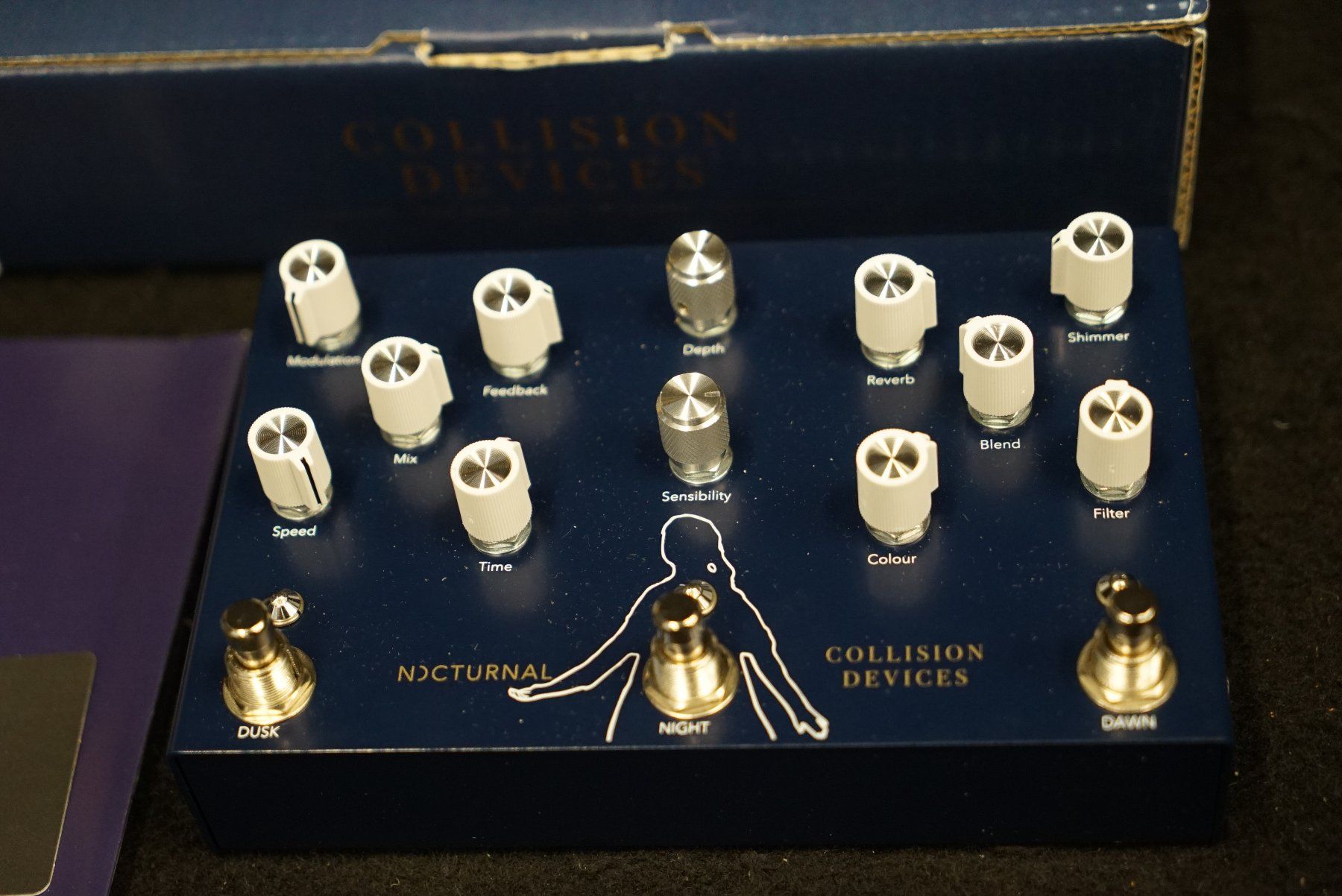 Strumenti musicali: Collision Devices Nocturnal Reverb+Modulation Delay+Tremolo – Usato da Ortschwaben venduto da Musictrade 1