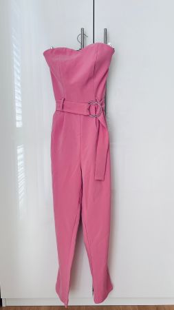 Sommerlicher, wenig getragener Jumpsuit, Grösse 34, Pink