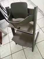 Tripp Trapp Stokke grau mit Babyset, neueres Model 