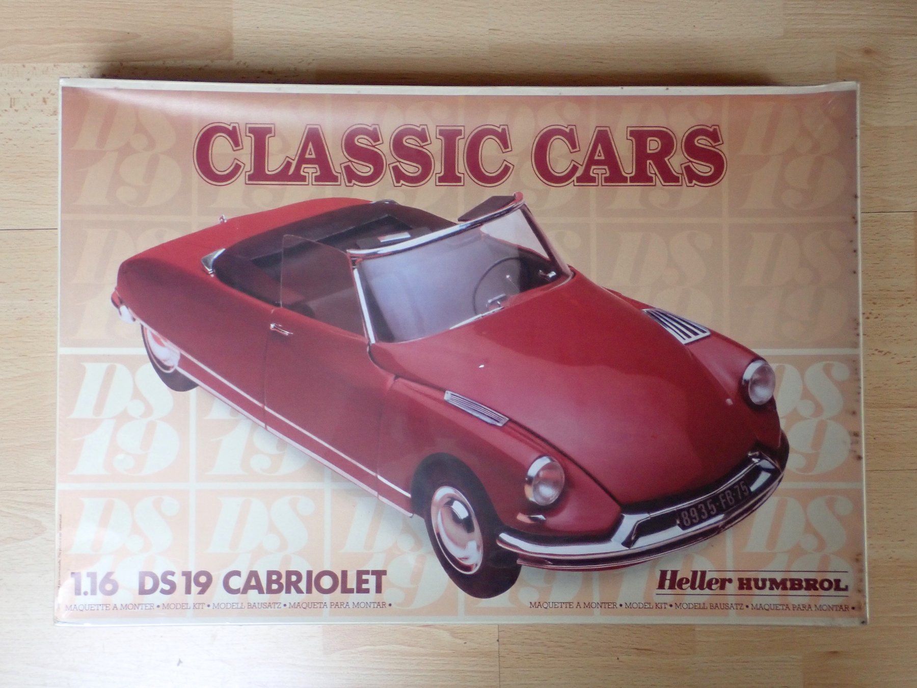 Citroën Modellini d'auto: Citroen DS 19 Cabriolet - Heller 1/16 – Nuovo e nell'imballaggio originale da Winterthur venduto da 602ccm