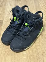 Air Jordan 6 Sneaker schwarz Gruen EUR 44 guter Zustand