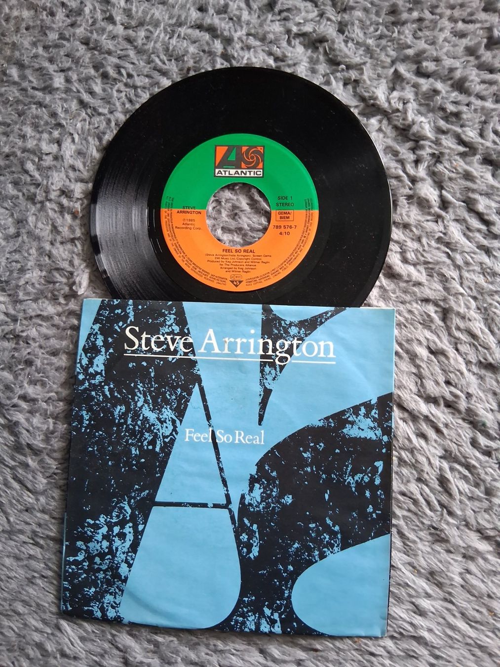 Dischi in vinile: STEVE ARRINGTON    FEEL SO REAL     7NER SINGLE – Usato da Wetzikon ZH venduto da Ramones01