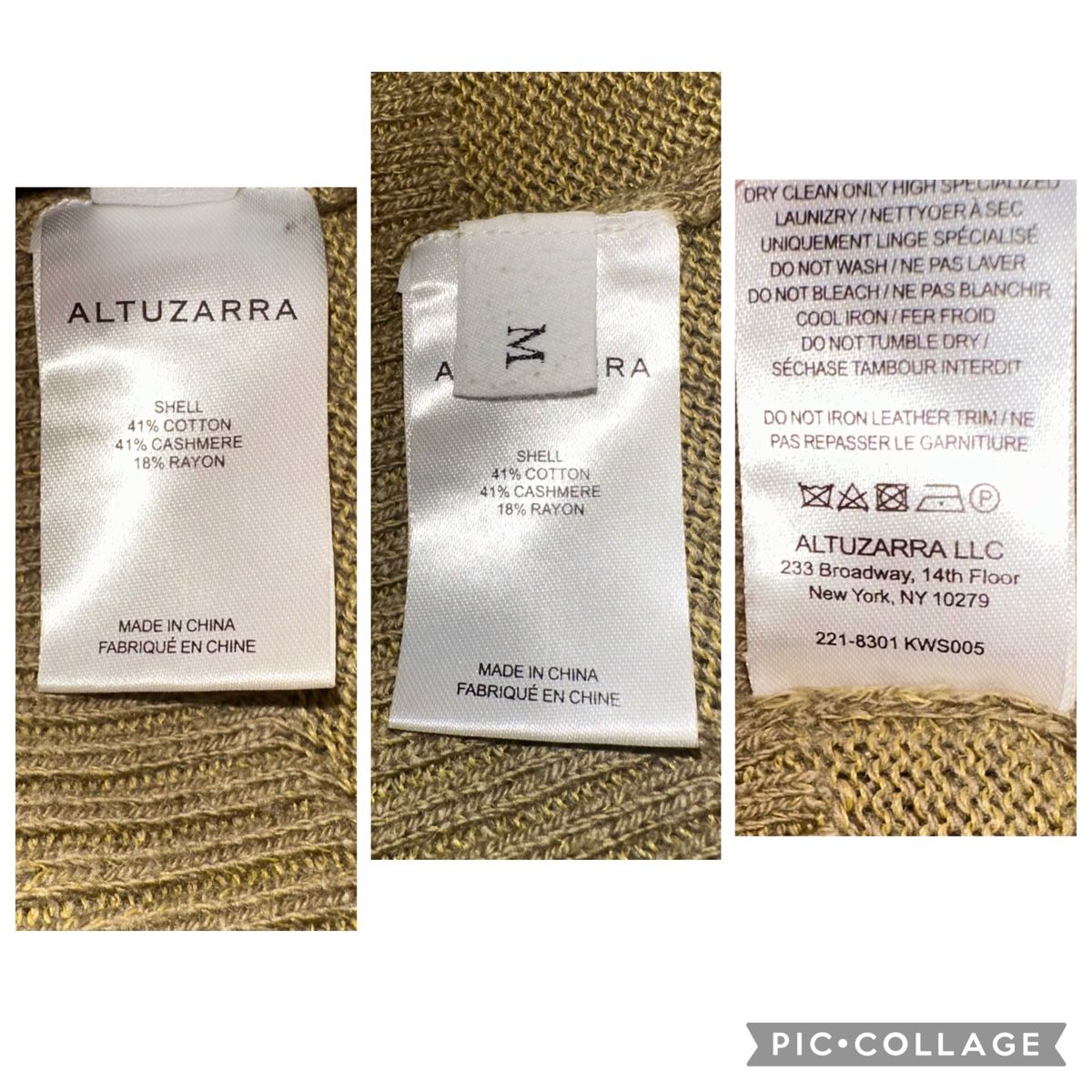 Vestiti: ALTUZARRA STRICKKLEID GR. M Kaschmir – Usato da Unteraegeri venduto da MH203 9