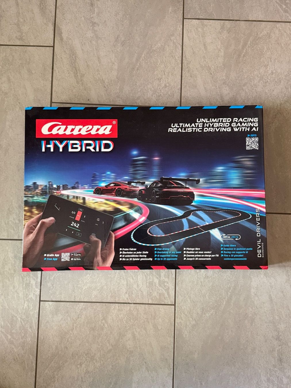 Carrera Rennbahnen: Carrera Hybrid Devil Drivers Hybrid Racing Set +  Track Pack – Neu (gemäss Beschreibung) aus Stetten AG von Galata1