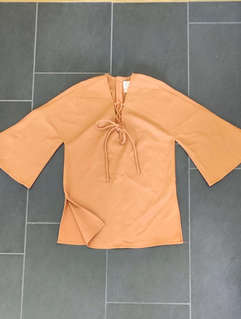Camicette: 70 braune Bluse – Nuovo (secondo la descrizione) da Rüti ZH venduto da Happynong