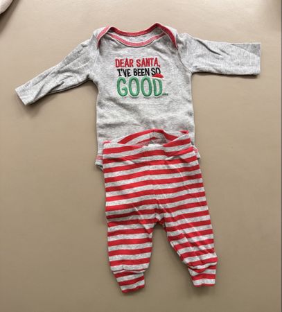 Baby Christmas Outfit Carters - Size 62 / 3 months
