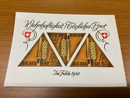 Soldatenmarke Bäcker Kp 13 3er Block